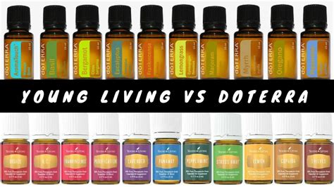 essential oils young living vs doterra|doterra young living comparable blends.